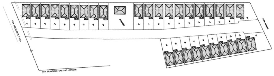 Residencial Colônia Veneza — implantação