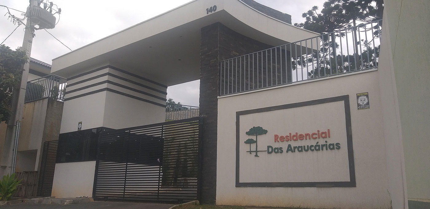 Residencial das Araucárias — entrada